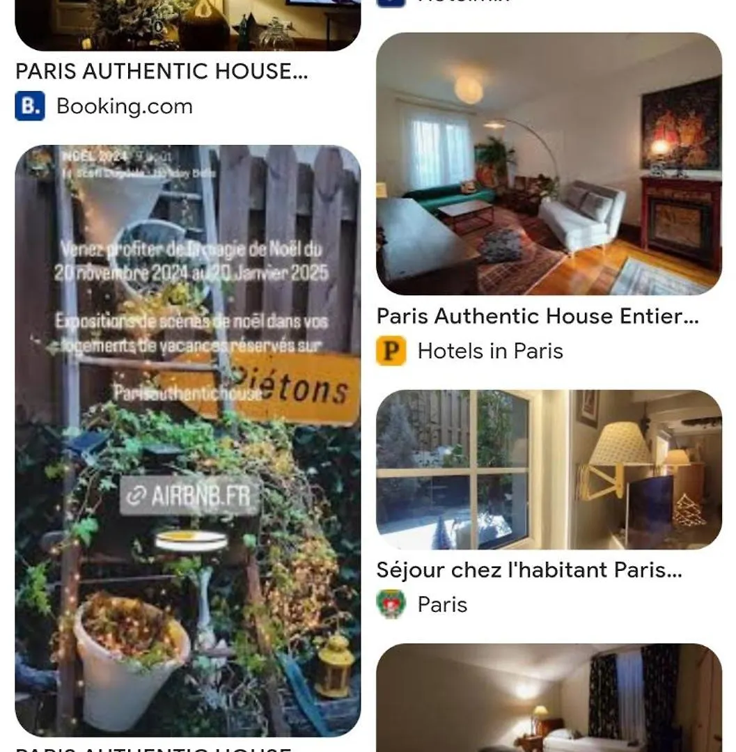 Paris Authentic House 2 Maisons 1 Studio Ideale Pour Groupes, Capacite 30 Personnes Holiday home